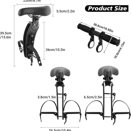 Upgraded Bike Child Seat with Handlebar