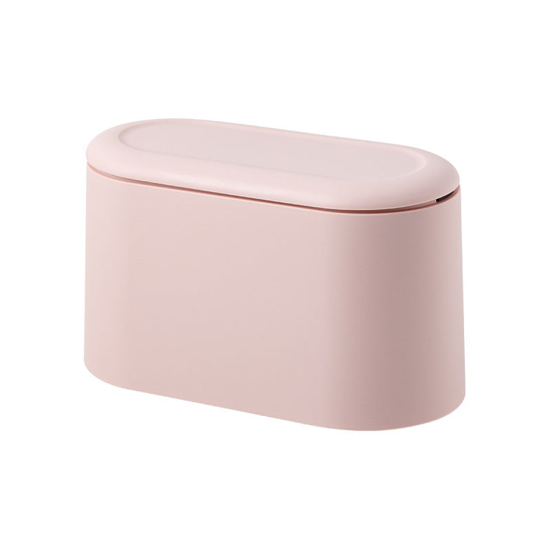 Desktop Small Trash Can Pink