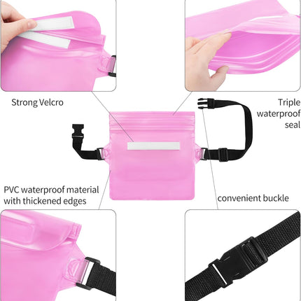 Waterproof Phone Pouch Pink