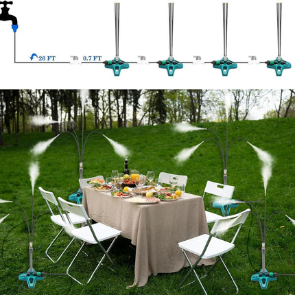 Standing Misting Cooling System