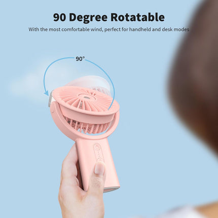 Portable Misting Fan Handheld Fan - salelink.co.nz