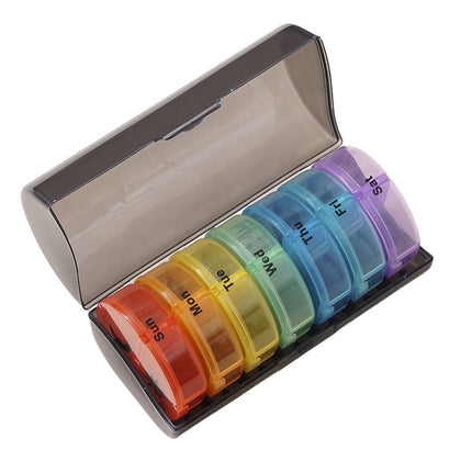 7 Day Medicine Organizer Weekly Pill Box - salelink.co.nz