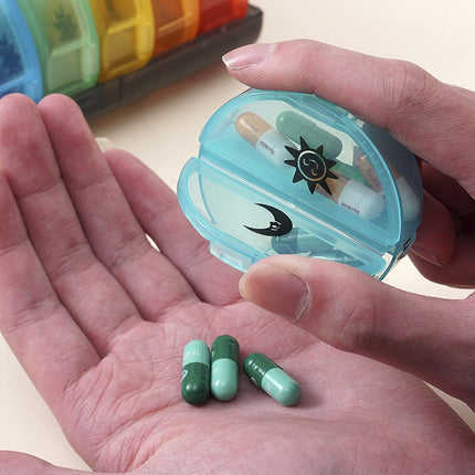 7 Day Medicine Organizer Weekly Pill Box - salelink.co.nz