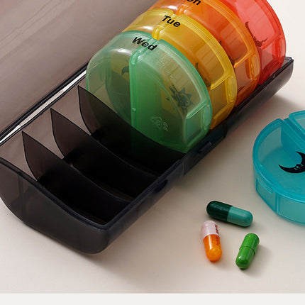 7 Day Medicine Organizer Weekly Pill Box - salelink.co.nz