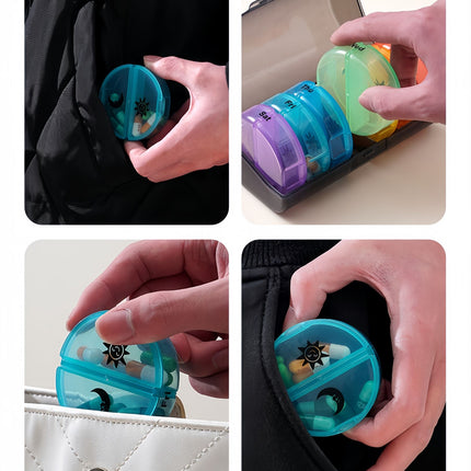 7 Day Medicine Organizer Weekly Pill Box - salelink.co.nz