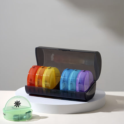 7 Day Medicine Organizer Weekly Pill Box - salelink.co.nz