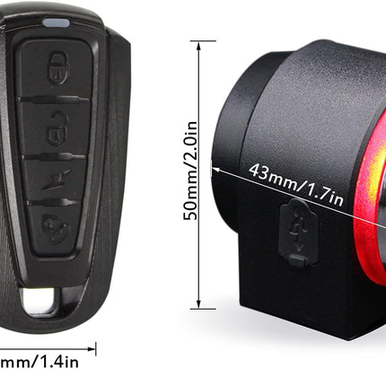 Bike Anti-theft Alarm And Rear Light