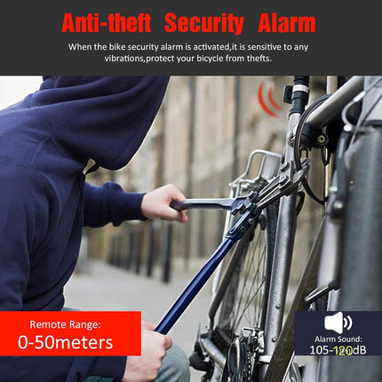 Bike Anti-theft Alarm And Rear Light
