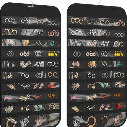 Hanging Jewelry Organizer Black