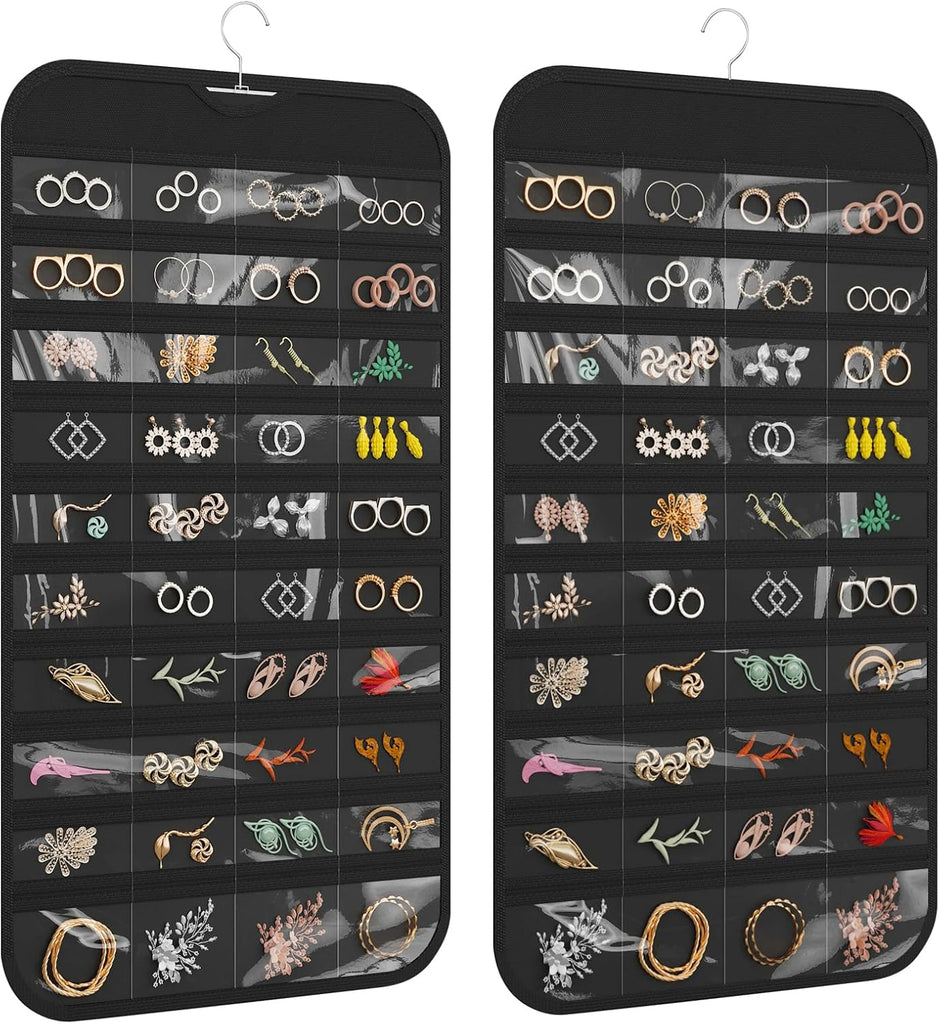 Hanging Jewelry Organizer Black