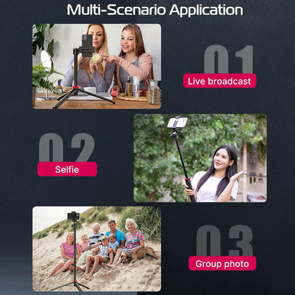 ULANZI MT-44 Extendable Phone Tripod Selfie Stick - salelink.co.nz