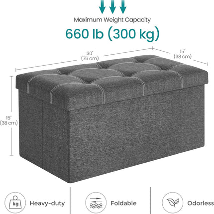 Storage Ottoman Bench 76*38*38CM