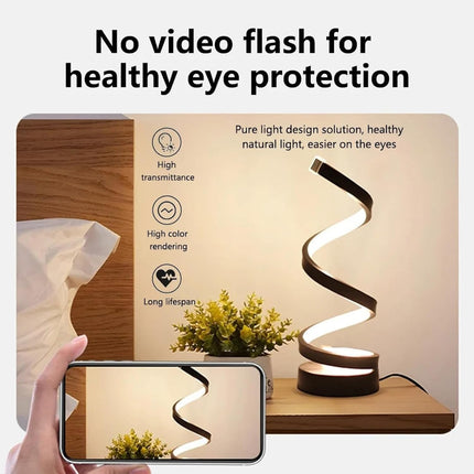 Spiral LED Table Lamp - salelink.co.nz