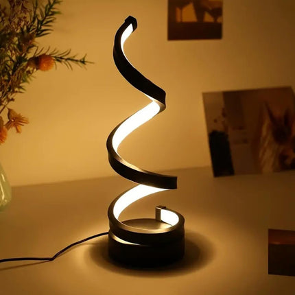 Spiral LED Table Lamp - salelink.co.nz