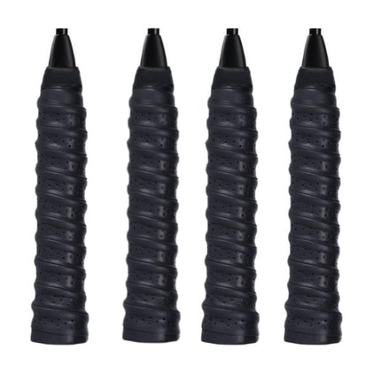 4Pcs Tennis Racket Grip Tapes black