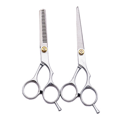 2pcs 6" Salon Hairdressing Scissors Hair Barber Professional Cutting Thinning