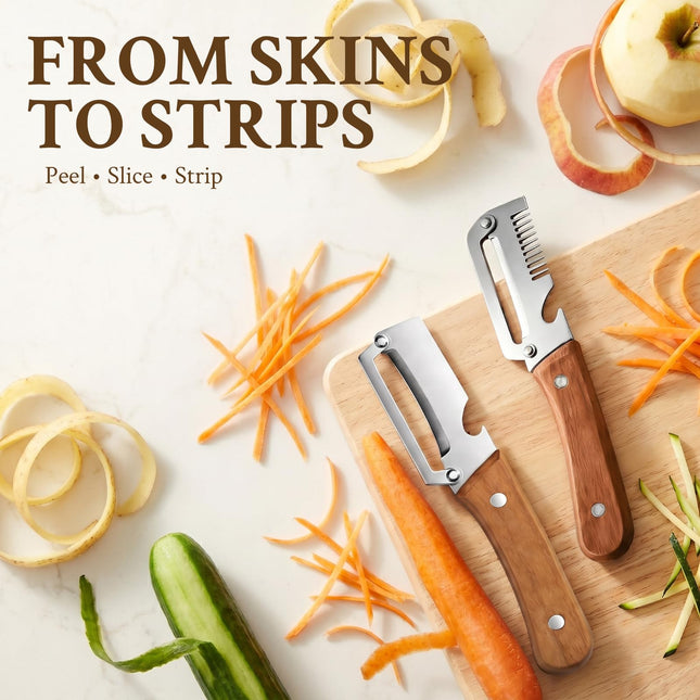 2Pcs Multi-Functional Vegetable Peeler for Kitchen