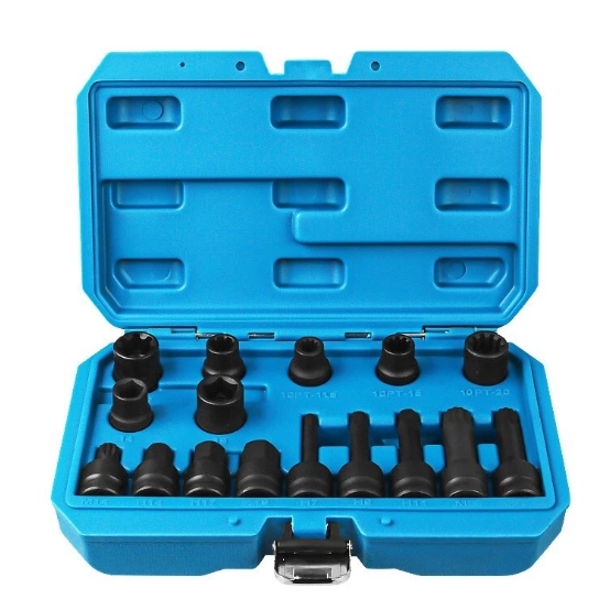 16PCS Master Brake Caliper Hex & Socket Set
