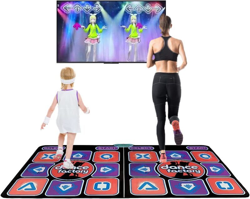 Double Dancing Mat Sports Fitness Games