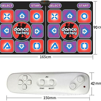 Double Dancing Mat Sports Fitness Games - salelink.co.nz