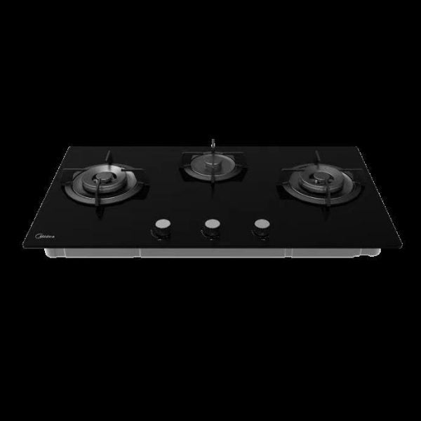 Midea Black Glass Gas Cooktop 3 Zones