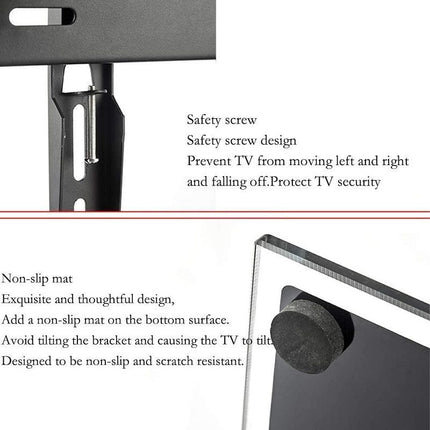 TV Stand Adjustable Universal LED LCD TV Stand 32-65"