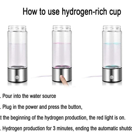 Hydrogen Water Generator Bottle - salelink.co.nz