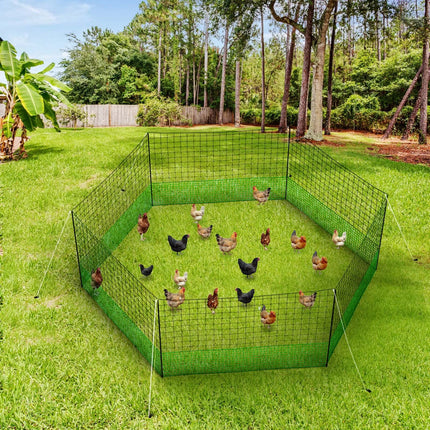 Poultry Chicken Netting Fence Fencing 1.25*24M - salelink.co.nz