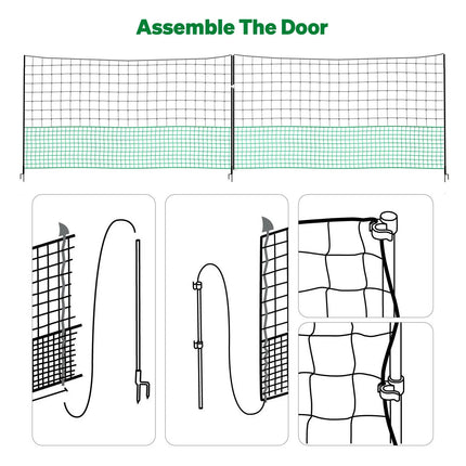 Poultry Chicken Netting Fence Fencing 1.25*24M - salelink.co.nz