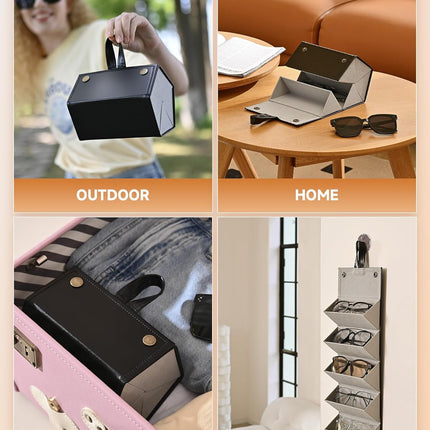Travel Sunglass Case with 5 Slots