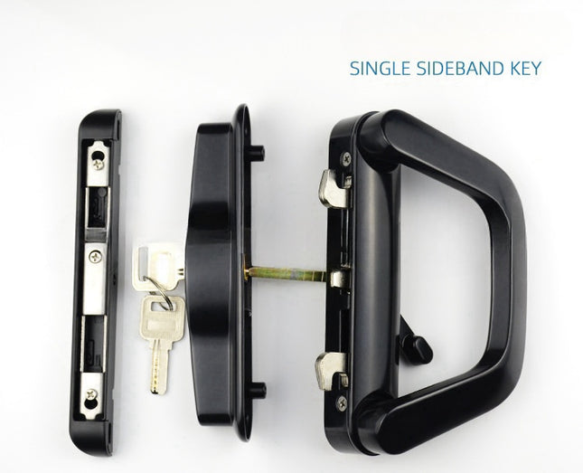 Patio Sliding Door Handle Set with Lock