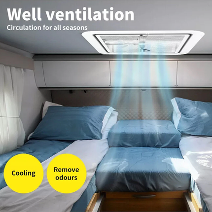 Caravan Roof Vent Fan RV Shower Flyscreen Motor Home RV Camper