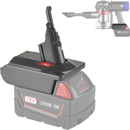 Milwaukee M18 18V Battery Converter Adapter to Dyson V7 V8 Battery - salelink.co.nz