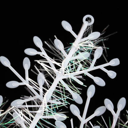 30PCS 11cm White Snowflakes Decorations Christmas Tree Party Charms Christmas Decoration