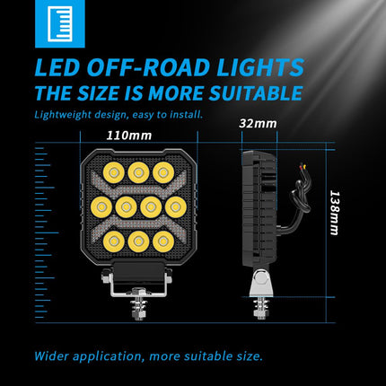 4inch LED Work Light with Daytime Running Light