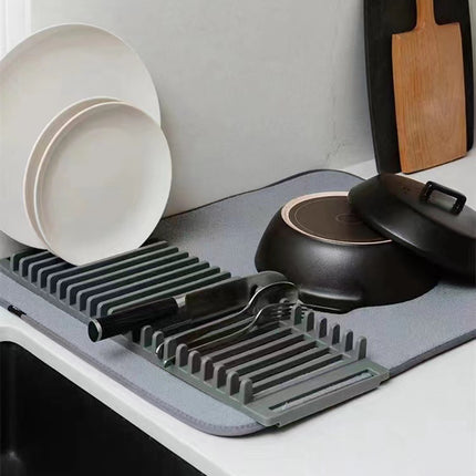 Dish Drying Rack & Mat