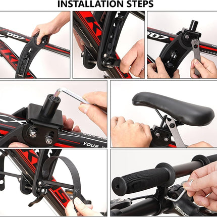 Upgraded Bike Child Seat with Handlebar