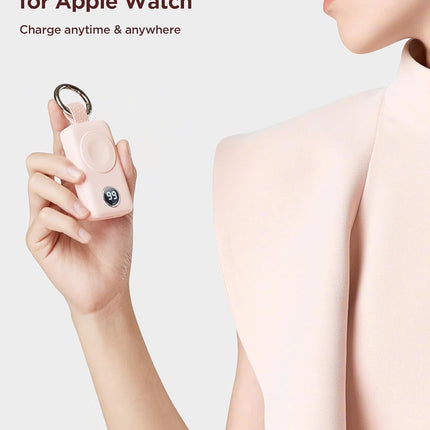 JOYROOM 2000mAh Wireless Charger For Apple Watch Pink
