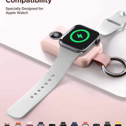 JOYROOM 2000mAh Wireless Charger For Apple Watch Pink