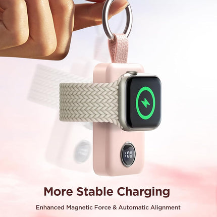 JOYROOM 2000mAh Wireless Charger For Apple Watch Pink