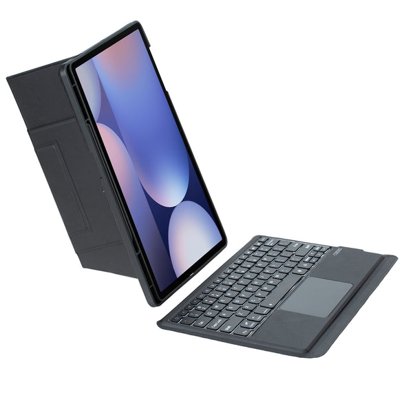 HY-810B Combo Keyboard Case With Backlight for Samsung Tab S10 Plus Black