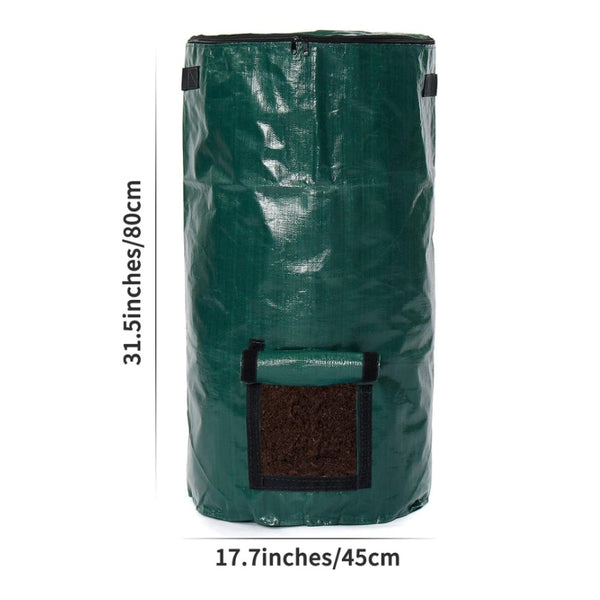 4x Reusable Compost Bin Bag 34 Gallon