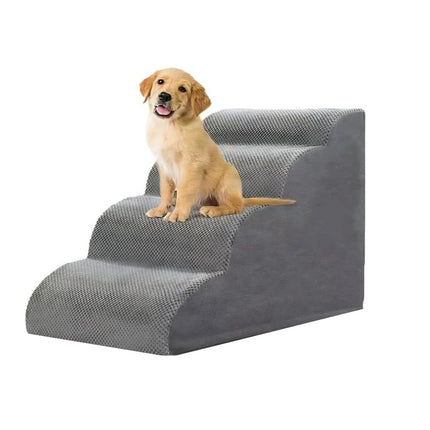 4-Steps Pet Ramp Stairs for Beds & Couches