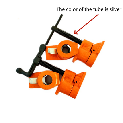 3/4'' Gluing Pipe Clamp 4 Pcs Heavy Duty WOODWORKING VICE TOOLS Wide Protect Pad