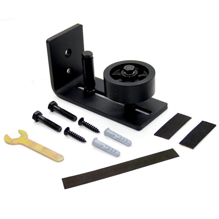 Barn Door Hardware Bottom Floor Guide Stay Roller Adjustable Wall Sliding Tool - salelink.co.nz
