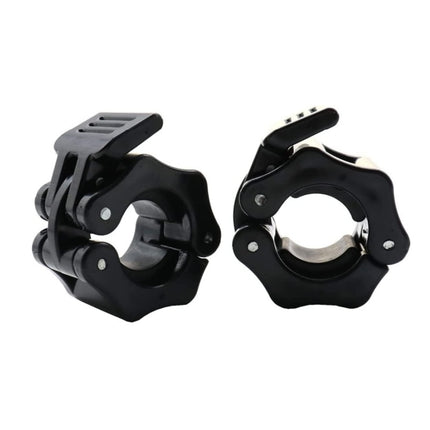 2x 25mm Barbell Clamp Collar Clip Olympic Weightlifting Lift Spring Dumbell Lock