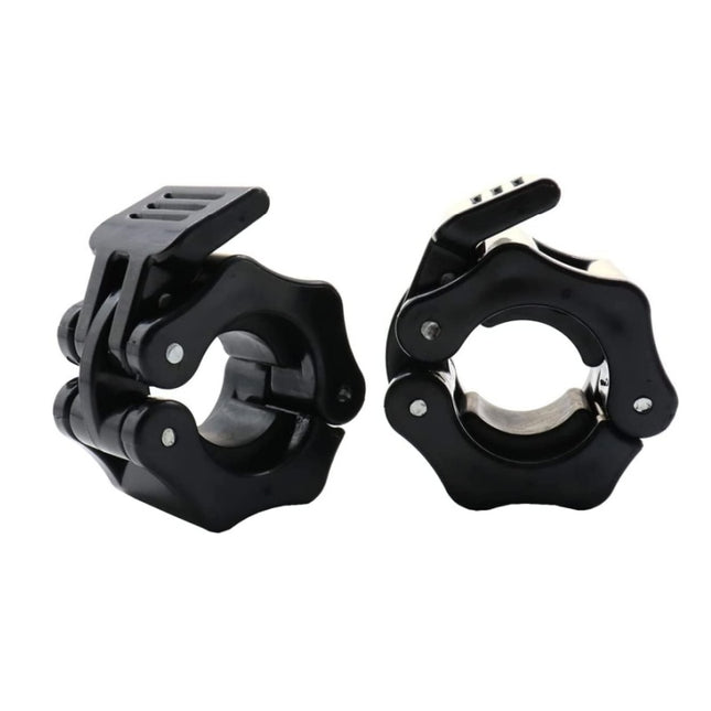 2x 25mm Barbell Clamp Collar Clip Olympic Weightlifting Lift Spring Dumbell Lock