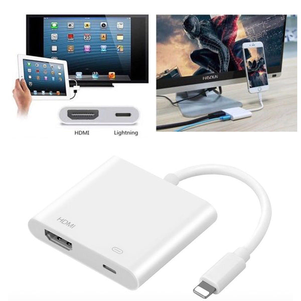 Upgraded Lightning to HDMI Adapter No Power Required