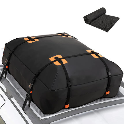 Waterproof Roof Top Rack Bag Cargo Carrier Car Luggage Storage Outdoor - salelink.co.nz
