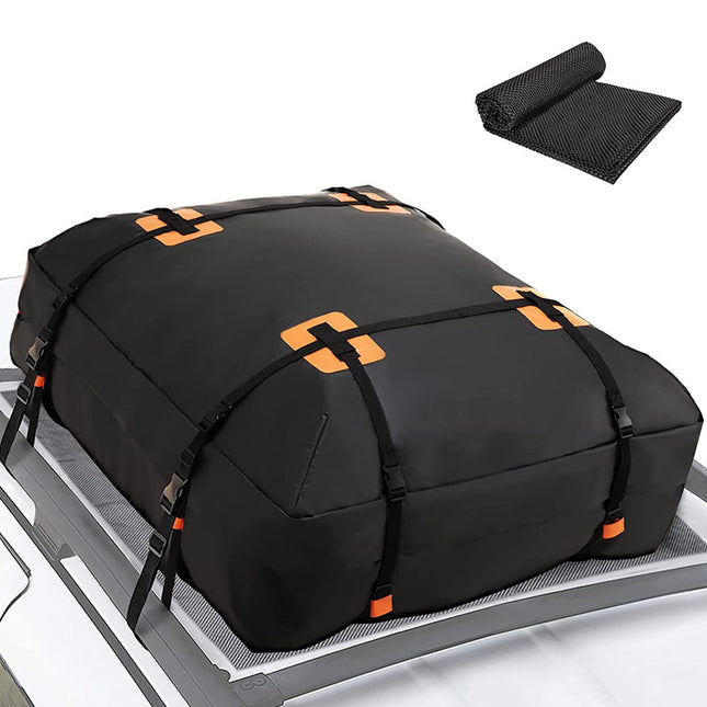 Waterproof Roof Top Rack Bag Cargo Carrier Car Luggage Storage Outdoor - salelink.co.nz